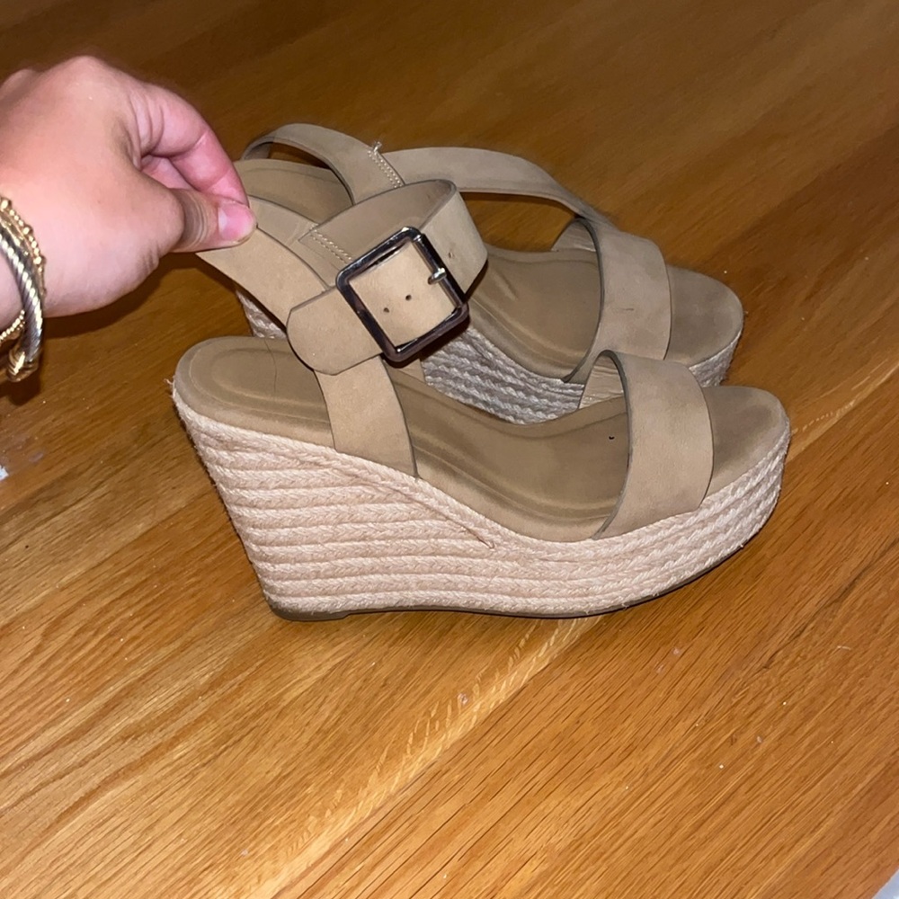 Espadrille wedges!